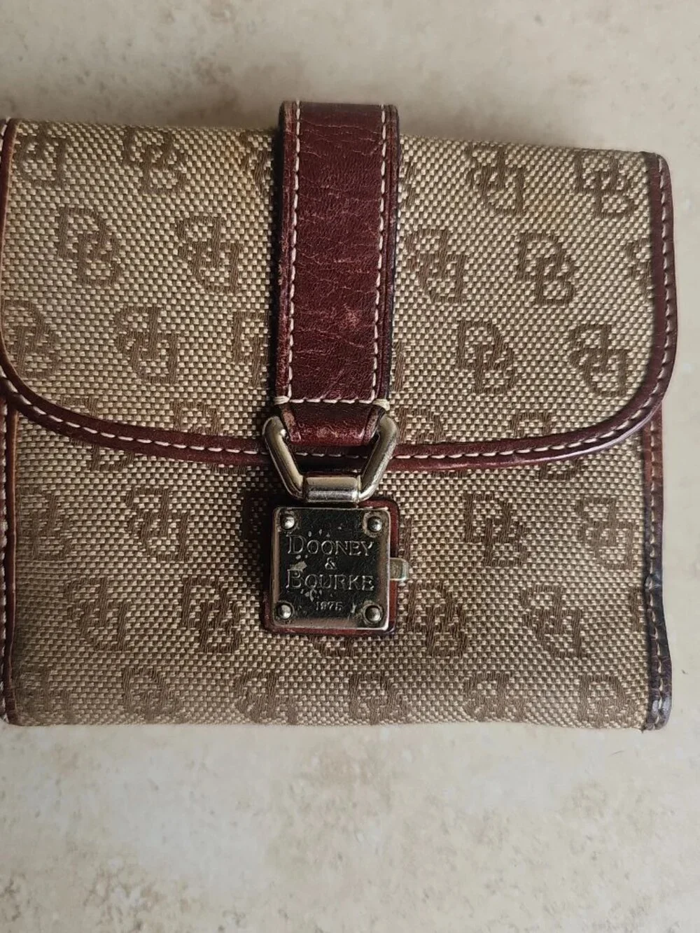 Dooney & Bourke Signature Bifold Monogram Wallet